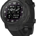 GARMIN Solar Rugged Smartwatch Instinct Crossover Tactical Edition | Hybrid Smartwatch with 70 Days of Battery Life in Smartwatch Edition | Built-in Sports Apps, Health Monitoring