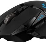 Logitech G502 HERO High Performance Wired Gaming Mouse, HERO 25K Sensor, 25,600 DPI, RGB, Adjustable Weights, 11 Programmable Buttons, On-Board Memory, PC / Mac - Black