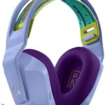 Logitech G733 Lightspeed Wireless Gaming Headset With SUSpension Headband, Lightsync Rgb, Blue Vo!Ce Mic Technology And Pro-G Audio Drivers - Lilac