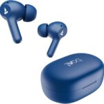 boAt Airdopes 71 TWS Earbuds with 40 Hours Playtime, Dual Mics with ENx, ASAPᵀᴹ Charge, IWPᵀᴹ, BEASTᵀᴹ Mode with 50 ms Low Latency, IPX4 & Pocketable ID(Starry Blue)