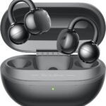 SOUNDPEATS POP Clip Open Ear Earbuds, Bluetooth 5.4 Clip-On Headphones, Lightweight Comfort, AI Call Noise Cancellation with Dual Connection, Immersive Audio Wireless Earbuds, 30H, IPX5, App Control