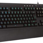 Logitech G G213 Prodigy Gaming Keyboard, RGB Lightsync Backlit Keys, Spill-Resistant, Customizable Keys, Dedicated Multi-Media Keys, Qwerty Us International Layout - Black