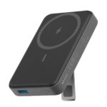 Anker 633 Magnetic Power Bank (MagGo), 10,000mAh Foldable Magnetic Wireless Portable Charger, 20W USB-C Power Delivery for iPhone 16/16 Pro / 16 Pro Max, iPhone 15/14/13/12 Series (Black)