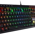 Redragon K580-PRO RGB Backlit Mechanical Gaming Keyboard with Macro Keys & Dedicated Media Controls Onboard Macro Recording (Optical Brown Switches)