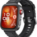 HUAWEI WATCH FIT4 Pro SmartWatch,1.82”Display,Sapphire Glass, GPS for Pro-Level Outdoor Sports, ECG, upto 10Day BatteryLife,iOS&Android, Black +FREE Strap+Scale HuaweiCare+ [Amazon Exclusive]