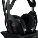 Logitech G Astro A50 LIGHTSPEED Wireless Gaming Headset + Base Station (Gen 5), PRO-G GRAPHENE, Switch Between 3 Systems, USB-C to Xbox, PS5, PC/Mac or Nintendo Switch, Bluetooth - Black