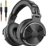 OneOdio Pro 10 Wired Over Ear Headphones Hi-Res Studio Monitor & Mixing DJ Stereo Headsets with 50mm Drivers and 1/4 to 3.5mm Jack for AMP Computer Recording Podcast Keyboard Guitar Laptop - Black