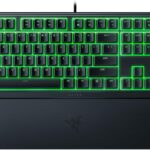 Razer Ornata V3 X Gaming Keyboard: US Layout, Low-Profile Keys, Silent Membrane Switches, UV-Coated Keycaps, Spill Resistant, Chroma RGB Lighting, Ergonomic Wrist Rest - Classic Black