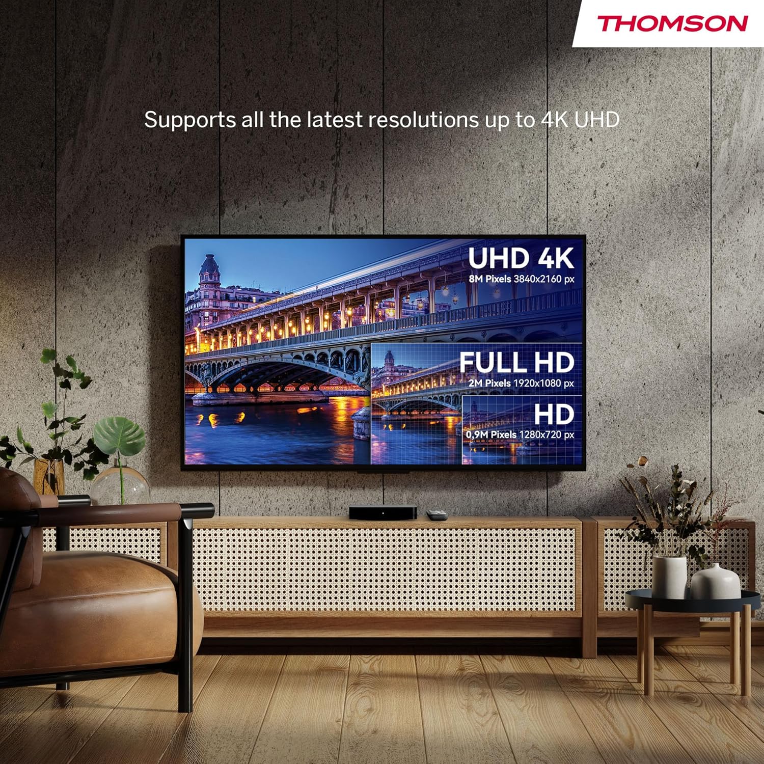 Thomson Streaming Box 240UK, 4K UHD, Google TV, Google Voice Control,Wifi, Googlecast built-in - Image 11