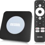 MECOOL KM2 PLUS Netflix and Google-certified 4k streaming device Android TV Smart Box are powered by S905X4-B Quad-Core A55 CPU with AV1 HDR. Runs on the latest Android TV system Android 11