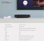 Porodo Android TV Box, 1080p Full HD, 2GB RAM, 8GB Memory, Voice Control, BLE Bluetooth Remote Control, Quad-Core CPU, Android 9, Dual-Band 5G WiFi, HDMI, USB, LAN, AV Out, Home Entertainment – Black - Image 3