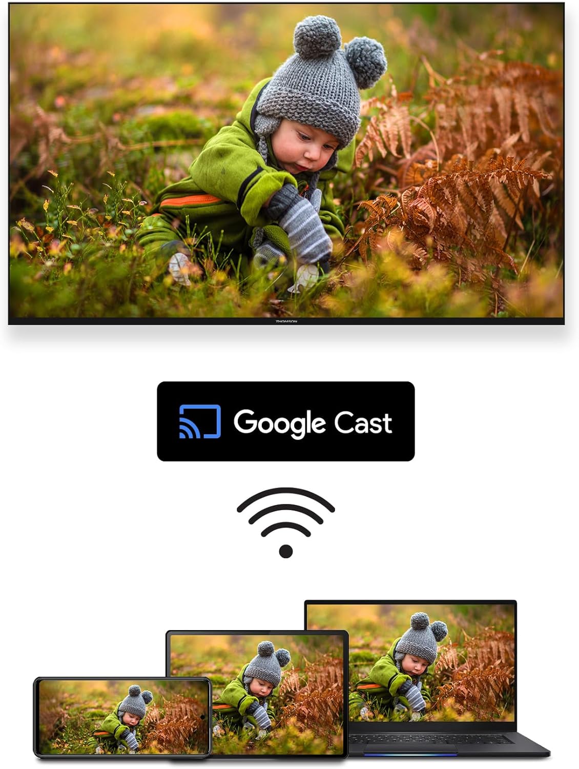 Thomson Streaming Box 240UK, 4K UHD, Google TV, Google Voice Control,Wifi, Googlecast built-in - Image 3